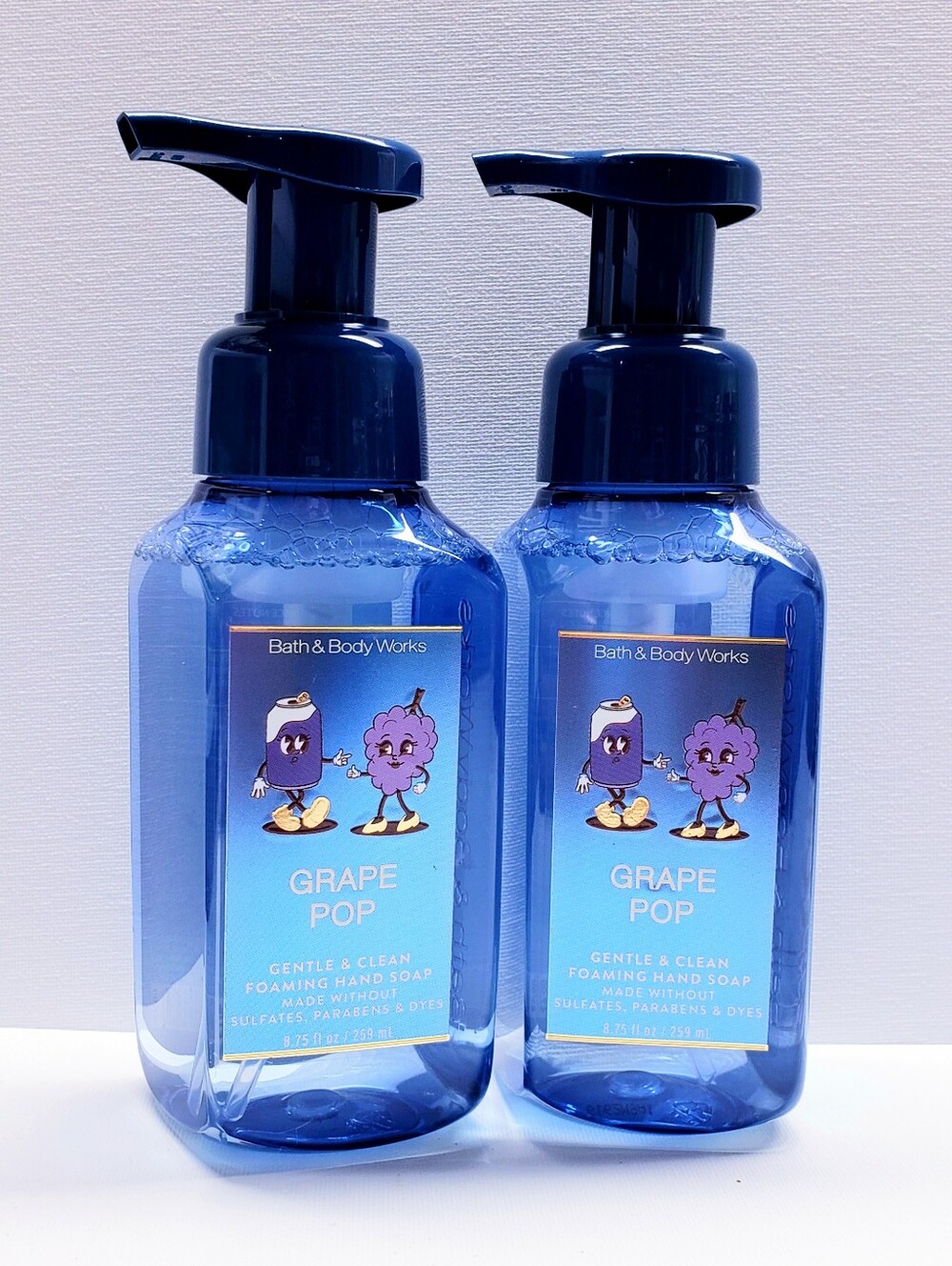 Bath & Body Works GRAPE POP Gentle Foaming Hand Soap, 8.75 oz - 2 pcs
